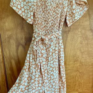 Hayden peach floral jumó suit Baltic Born